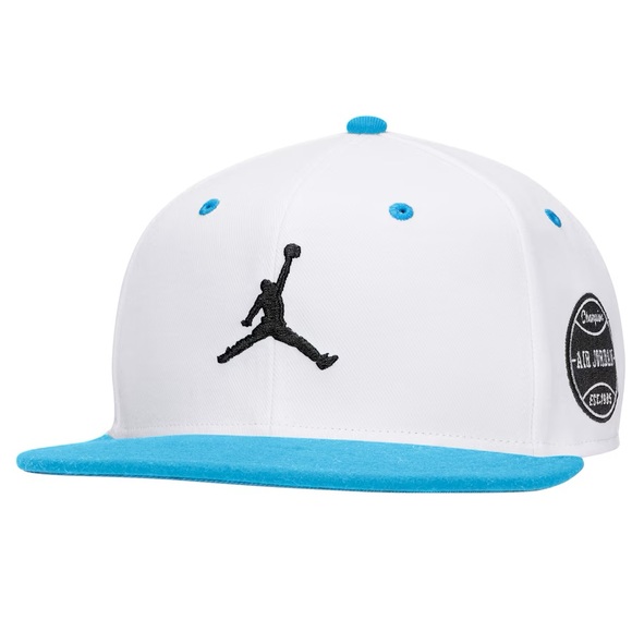 Exclusive Jordan Brand MVP Pro Snapback Hat White with patch on